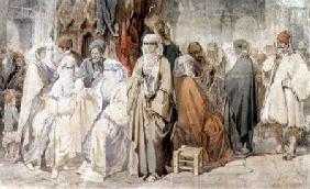 Figures in the Bazaar, Constantinople
