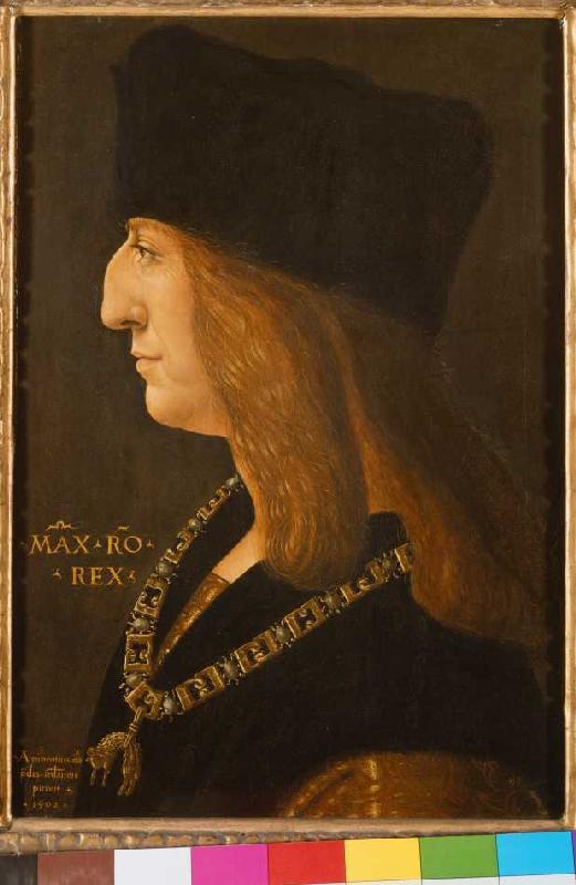 Emperor Maximilian I. from Ambrogio de Predis