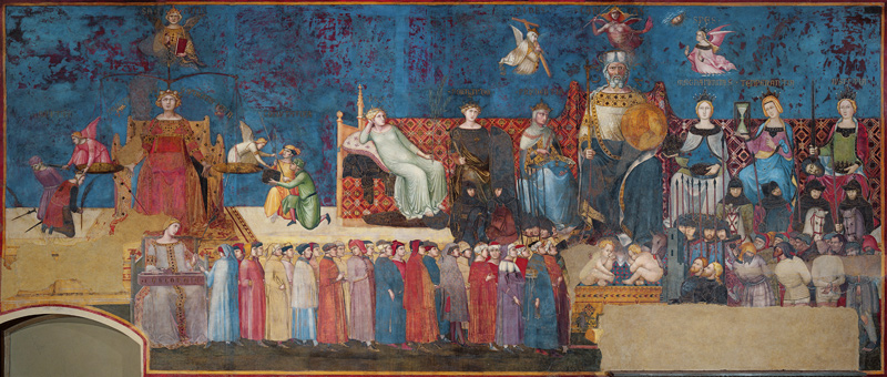 Allegory of Good Government from Ambrogio Lorenzetti