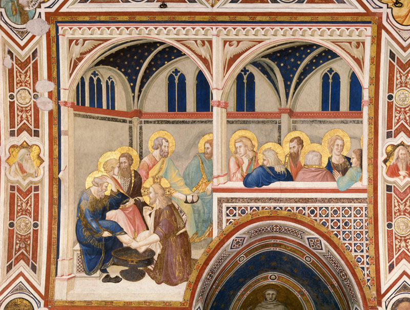 Die Fusswaschung from Ambrogio Lorenzetti