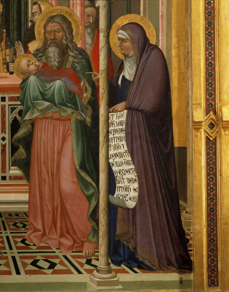 Presentation,Simeon u.Hanna from Ambrogio Lorenzetti