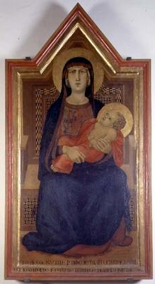 Madonna and Child (tempera on panel) from Ambrogio Lorenzetti