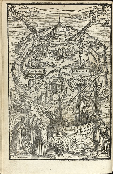Utopia by Thomas More from Ambrosius Holbein
