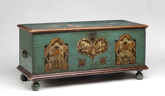 Painted chest from American School
