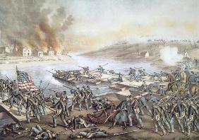 The Battle of Fredericksburg, 13th December 1862 (litho)