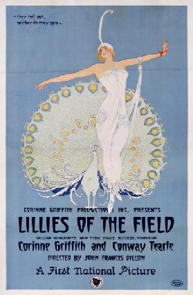 Poster advertising the film 'Lillies of the Field', printed by Ritchey