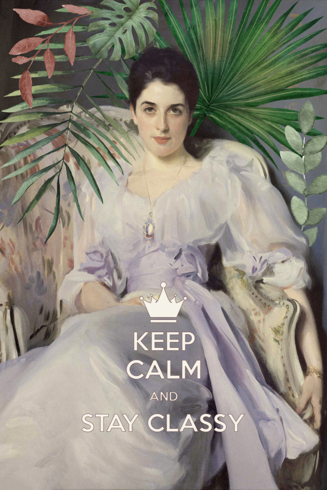 Keep Calm and Stay Classy, Lady Agnew from amini54