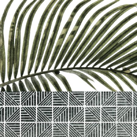 Palm Leaves on Tiles