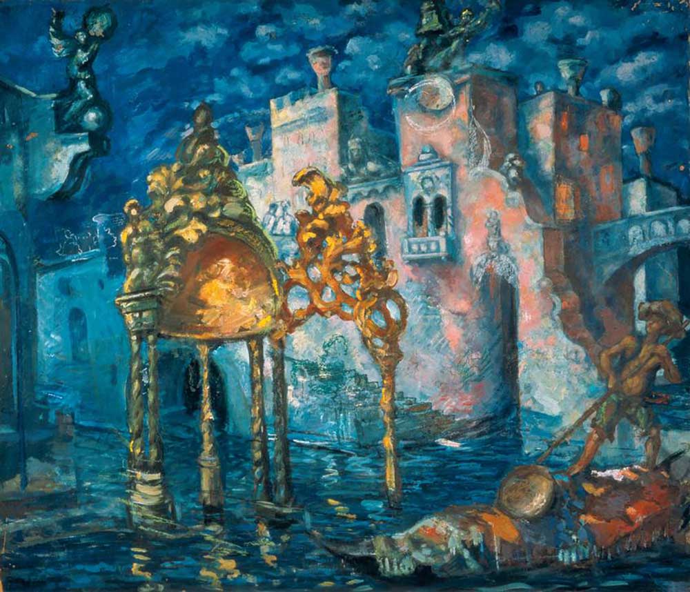 Stage design: Canal in Venice from Anatoli Afanasiewitsch Arapow