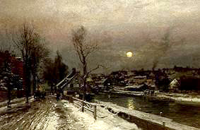 Game in the Au to Munich in winter from Anders Andersen-Lundby
