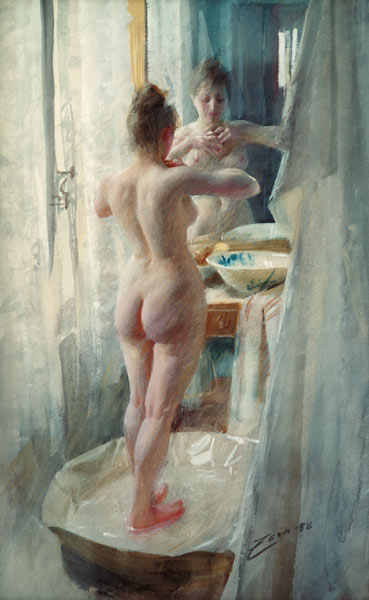 Anders Zorn / The Bathtub / 1888 from Anders Leonard Zorn