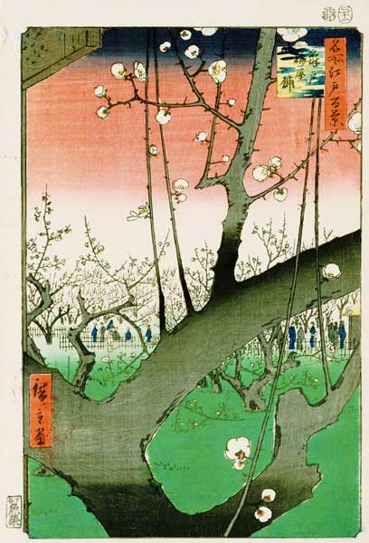 Plum Garden, Kameido from Ando oder Utagawa Hiroshige