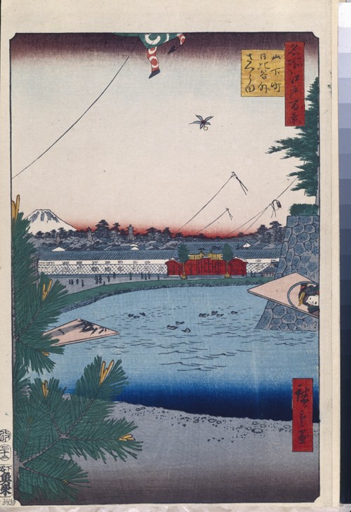 Hibiya and Soto-Sakurada from Yamashita-cho (One Hundred Famous Views of Edo) from Ando oder Utagawa Hiroshige