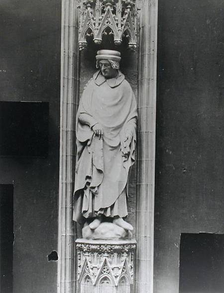 Copy of a statue of Jean Bureau, Sire de la Riviere from Andre Beauneveu