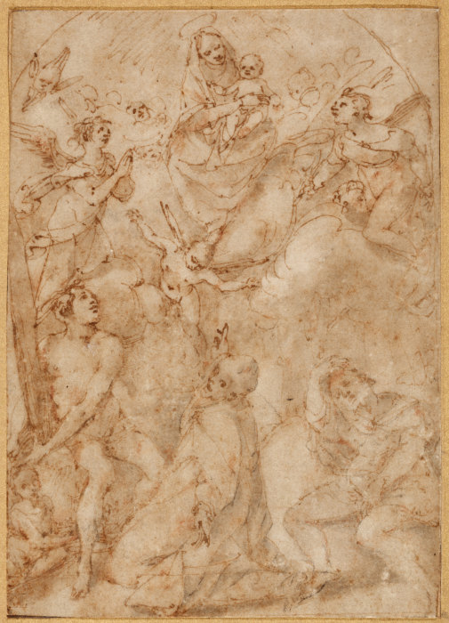 Madonna and saints from Andrea Boscoli
