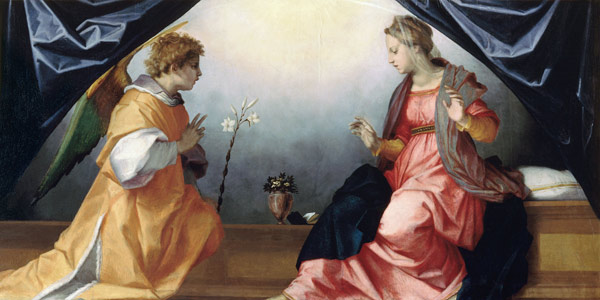 The Annunciation from Andrea del Sarto