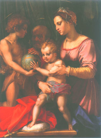 The Holy Family with John Baptist from Andrea del Sarto