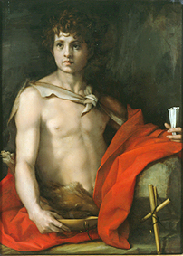Johannes der Täufer. from Andrea del Sarto