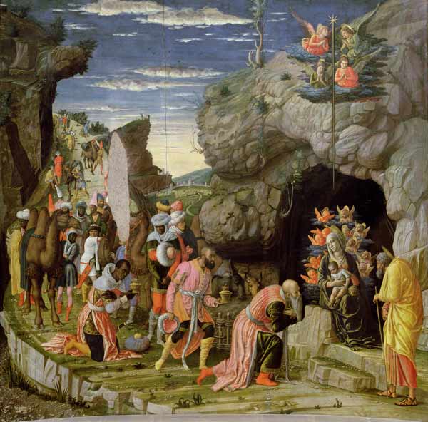Adoration of the Magi, central panel from the altarpiece from Andrea Mantegna