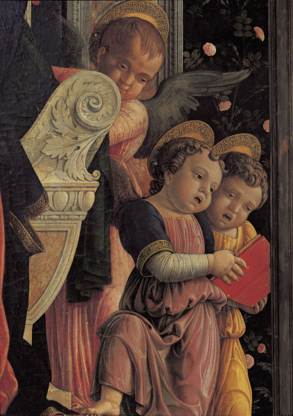 Altar of S.Zeno, Angels from Andrea Mantegna