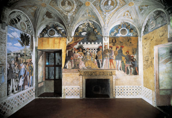 Camera degli Sposi, North Wall from Andrea Mantegna