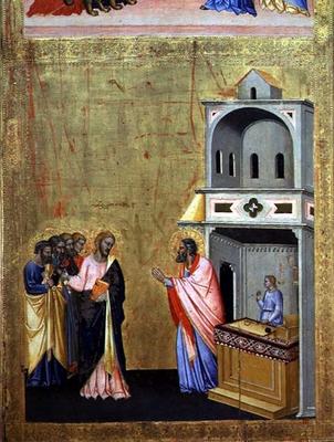 The Calling of St. Matthew, from the Altarpiece of St. Matthew and Scenes from his Life, c.1367-70 ( from Andrea Orcagna di Cione