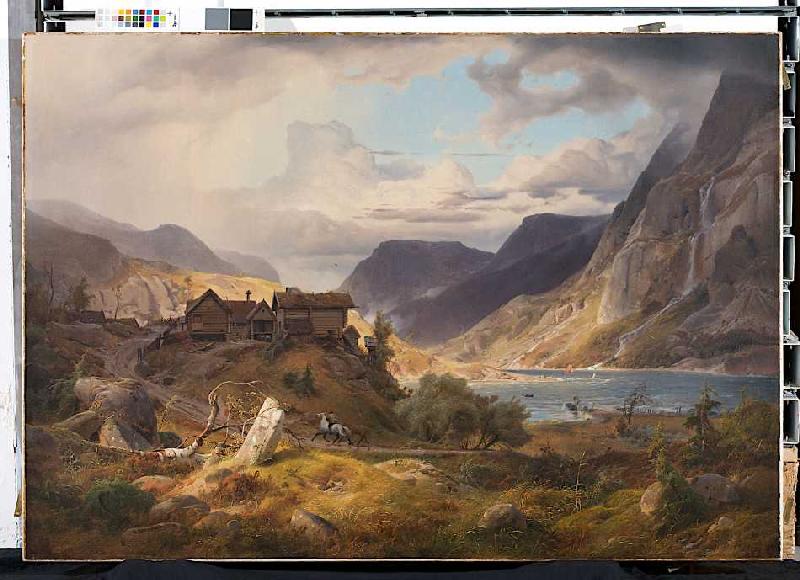 Norwegische Gebirgslandschaft from Andreas Achenbach