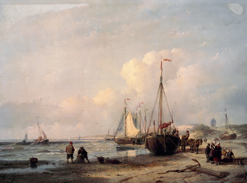 Sea landscape from Andreas Schelfhout