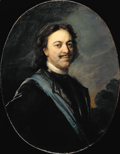 Portrait of Peter I from Andrei Matveyev