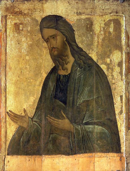 Icon of St. John the Baptist from Andrej Rublev