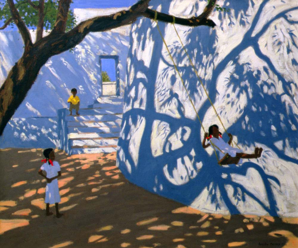 Girl on a Swing, India from Andrew  Macara