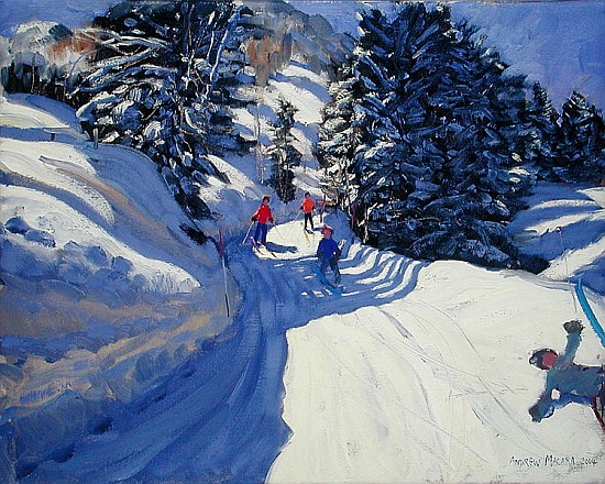 Ski Trail, Lofer, 2004 (oil on canvas)  from Andrew  Macara