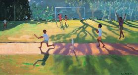 Cricket, Sri lanka, 1998 (oil on canvas) 