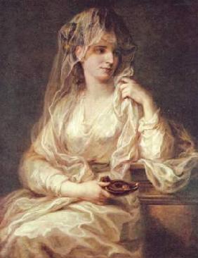 Portrait of a lady as Vestalin