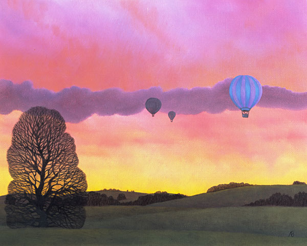 Balloon Race, 2004 (oil on canvas)  from Ann  Brain