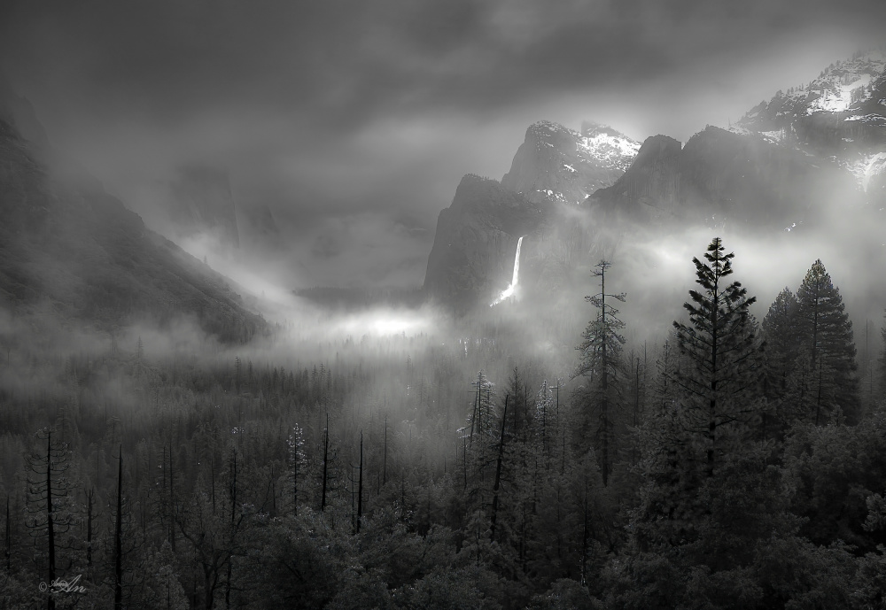 Foggy Yosemite Valley from ANNA AN