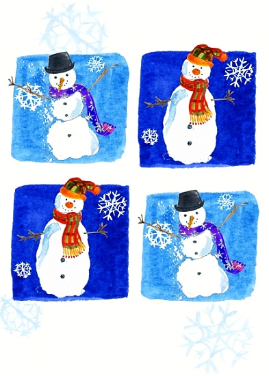 Snowmen from  Anna  Platts