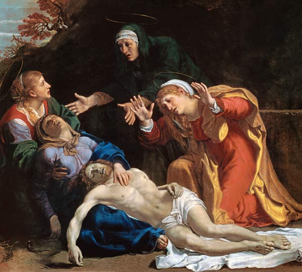 The Dead Christ Mourned ('The Three Maries') from Annibale Carracci