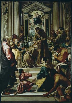 A.Carracci, Franz und Klara von Assisi