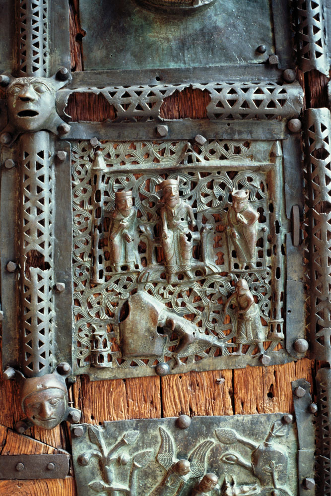 Panel from the right hand door of the portal from Anonym Romanisch