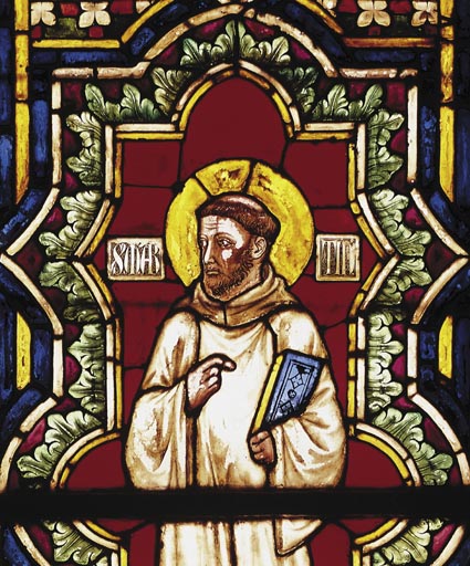 Assisi, Glasfenster, Hl.Martin v.Frinj. from Anonym, Haarlem