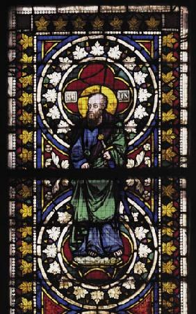 Assisi, Glasfenster, Apostel Paulus
