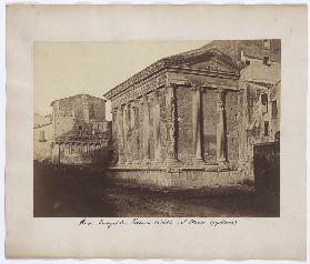 Rome: View of the temple of Fortuna virilis