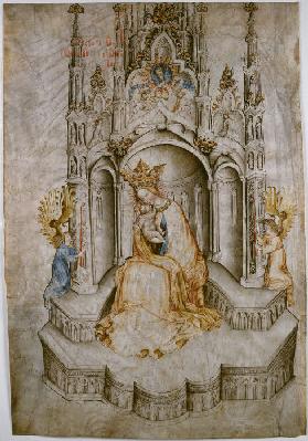 Madonna Enthroned, with Angels