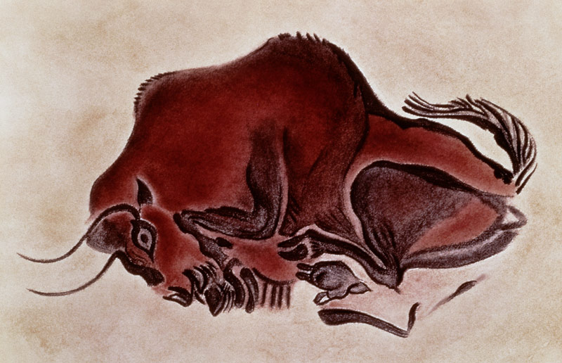 Rock painting of a bisonlate Magdalenian from Anonymous painter