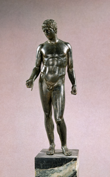 Statue of Mercury, adaptation of the Greek Discophoros of Polyclitus,Roman from Anonymous painter