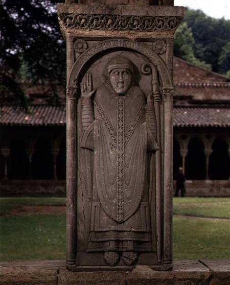 Abbot Durandus of BredonBishop of Toulouse (d.1072) cloister pier from Anonymous painter