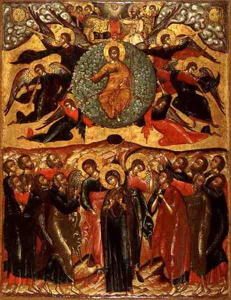 The Ascension of Christ, from the Church of Elijah the Prophet, Yaroslavl,Russia from Anonymous painter