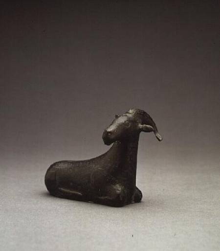 Bronze figure of a recumbent goat from Anonymous painter