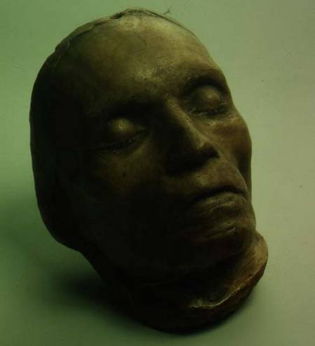 Death mask of Ludwig van Beethoven (1770-1827) from Anonymous painter